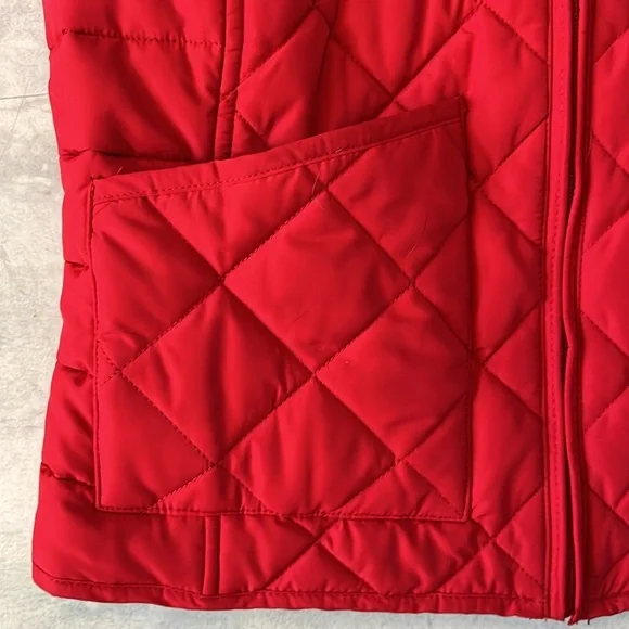 Ralph Lauren  NWT Vest   Quilted Red/ black lining                    Size SP - Picture 6 of 12